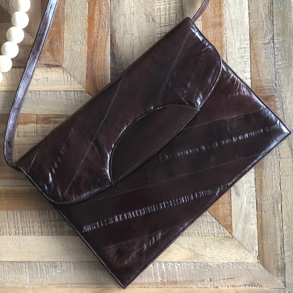 lee sands Handbags - Vintage Eel Skin Purse Lee Sands